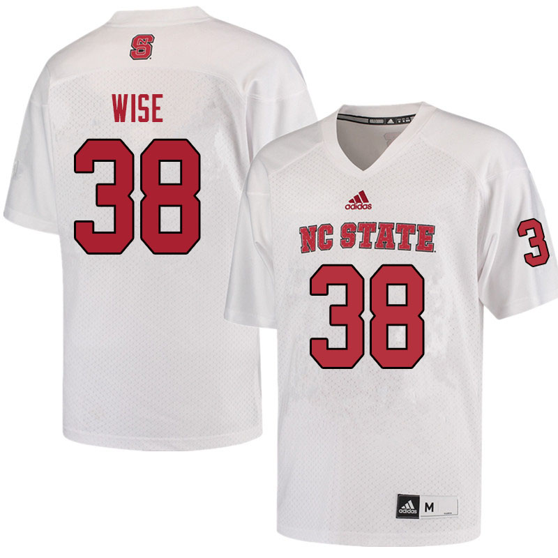 Men #38 Carson Wise NC State Wolfpack College Football Jerseys Sale-Red - Click Image to Close